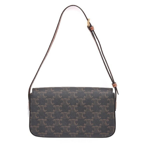CELINE Brown 2C Shoulder Bag - Picture 2 of 10